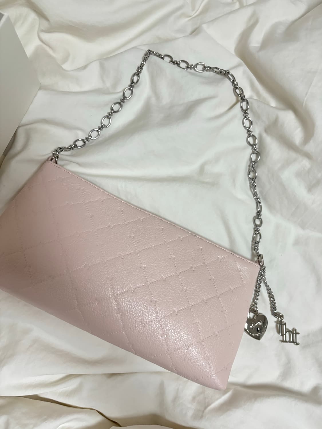 쓰리타임즈 비비 체인백 핑크 상품이미지3