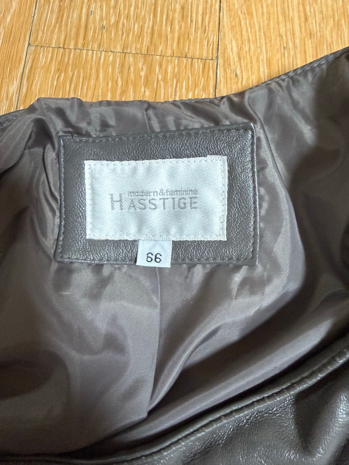 HASSTIGE 여성 양가죽 패딩 코트 66 상품이미지3