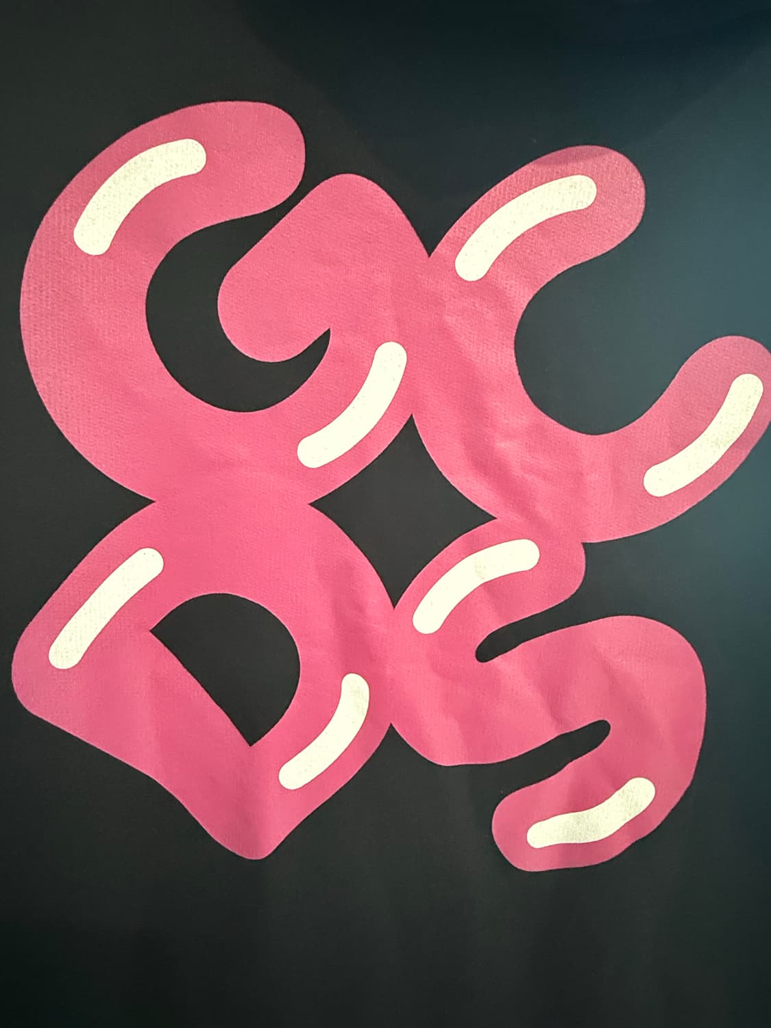 GCDS 후드집업 블랙 라지 상품이미지5