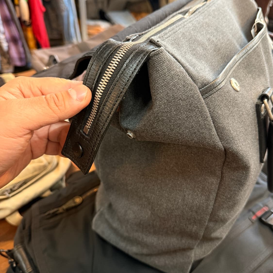 포터 그레이 빅 토트백 숄더백 MADE IN JAPAN 상품이미지5