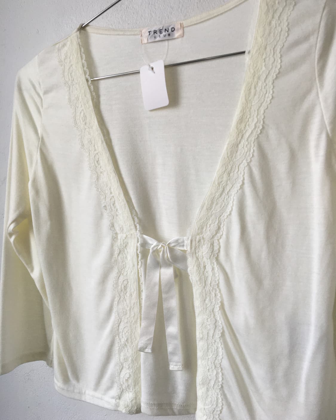 Lace trimming cardigan 상품이미지3