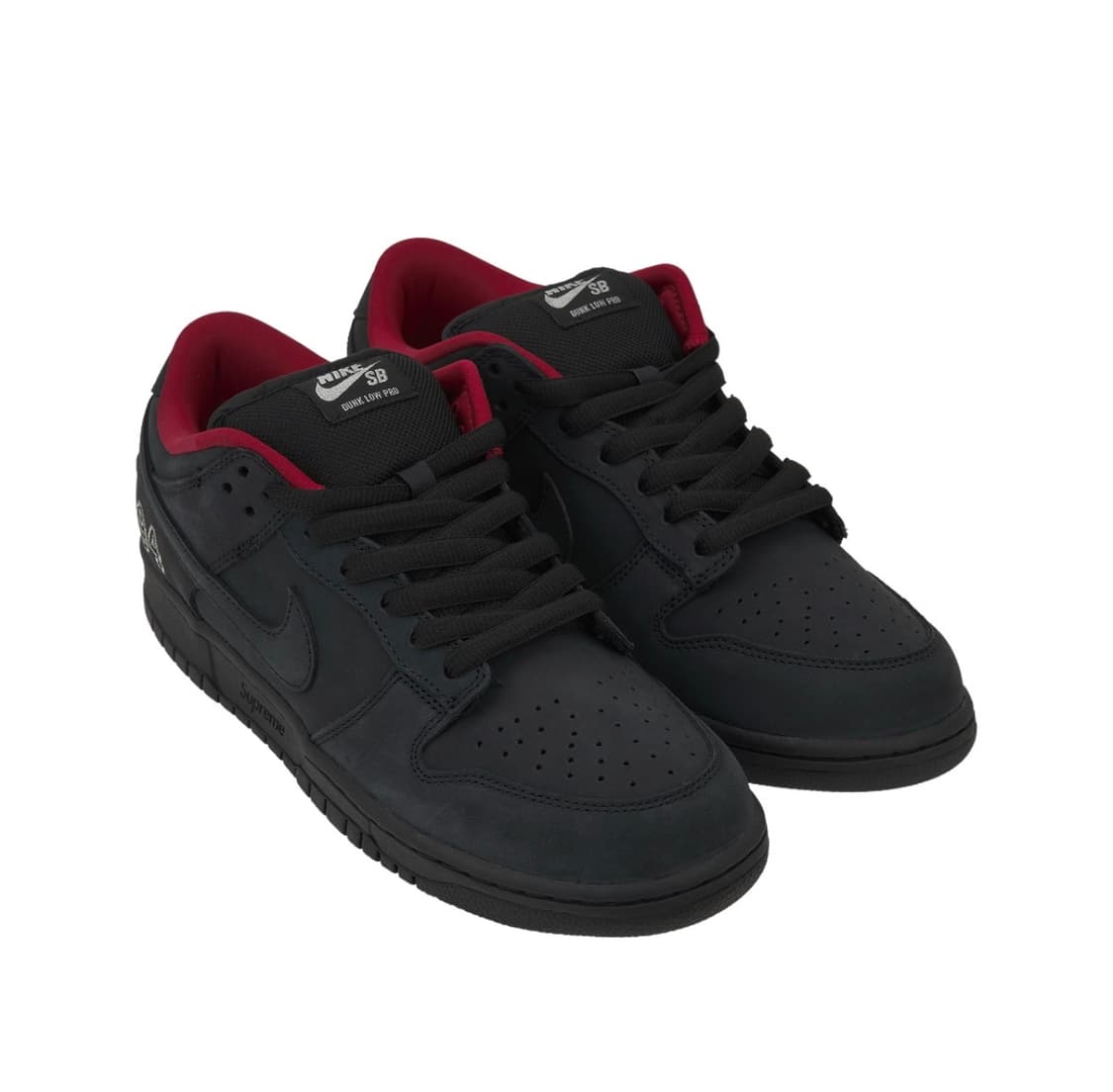 나이키 x 슈프림 SB 덩크 로우 블랙 285 새제품 판매 상품이미지1