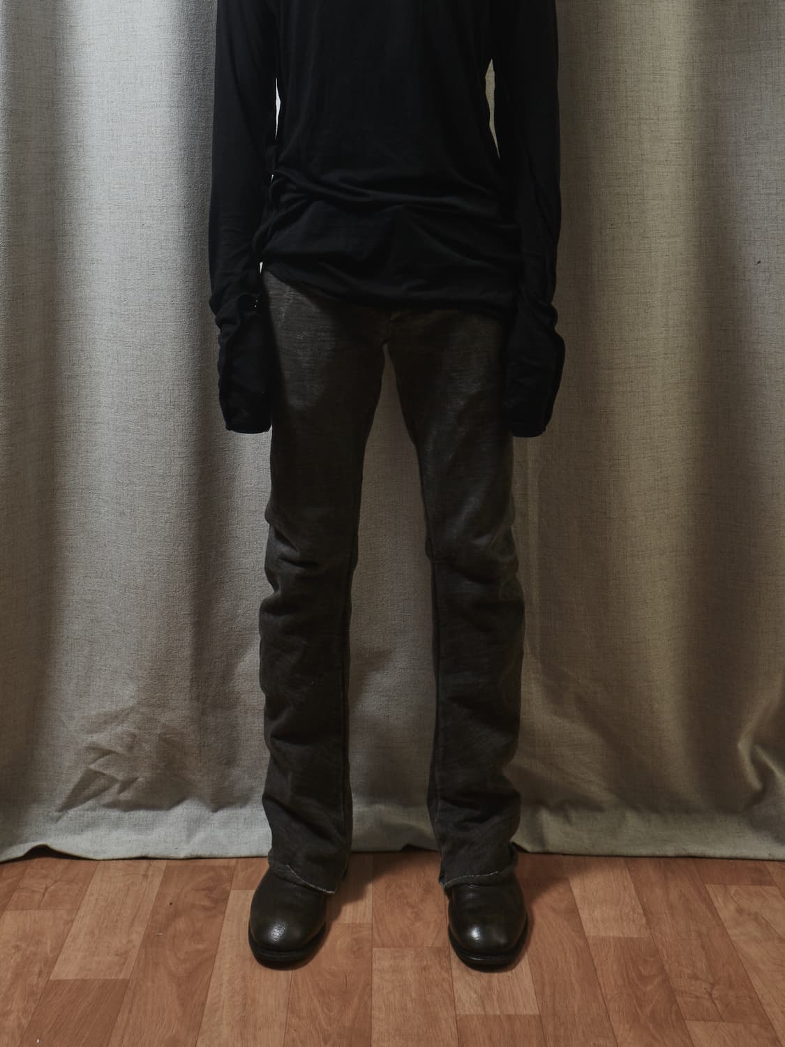 WJK 헤비저지 플레어 팬츠 상품이미지7