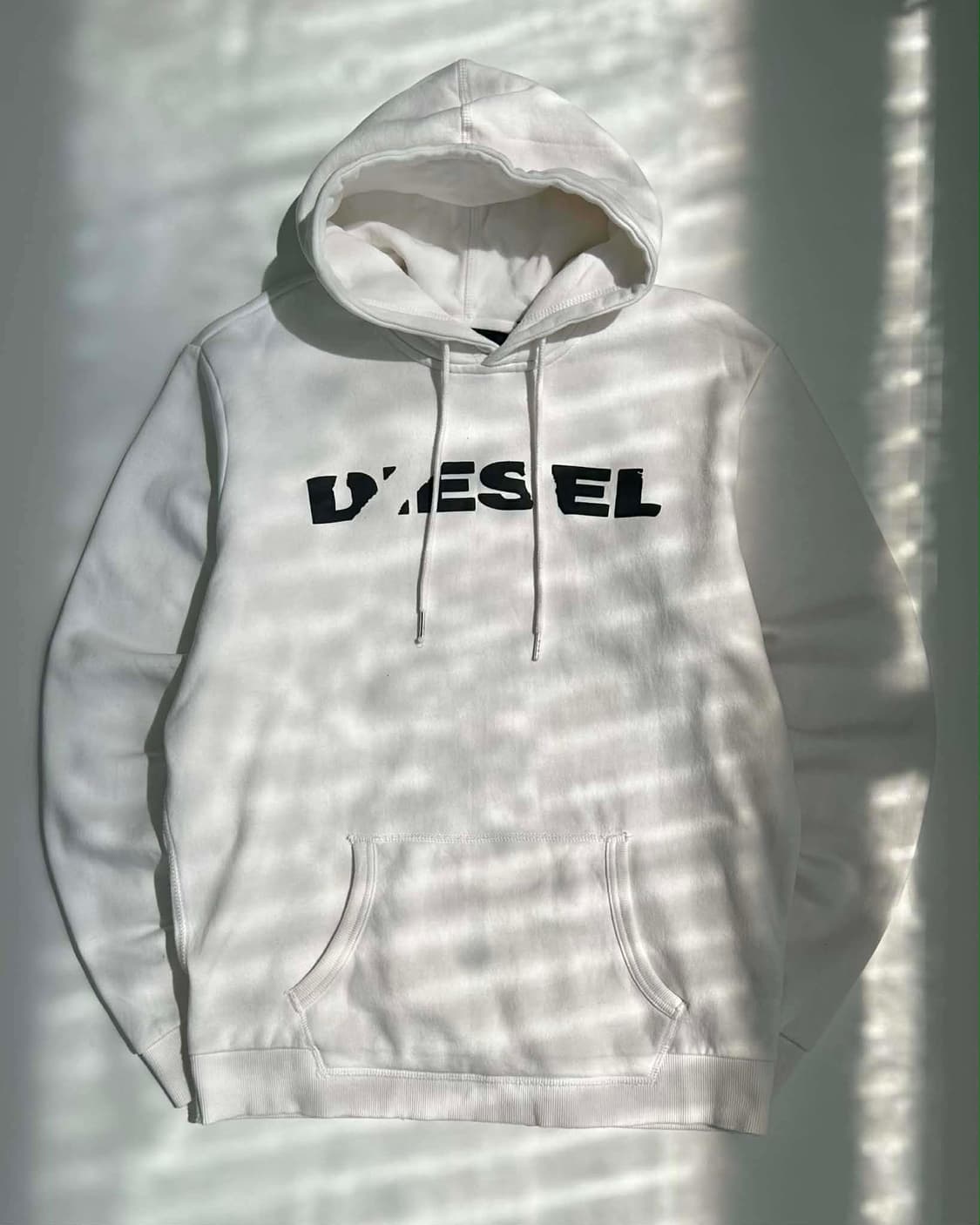 [L] Diesel 디젤 화이트 스웻 셔츠 후드티 상품이미지1