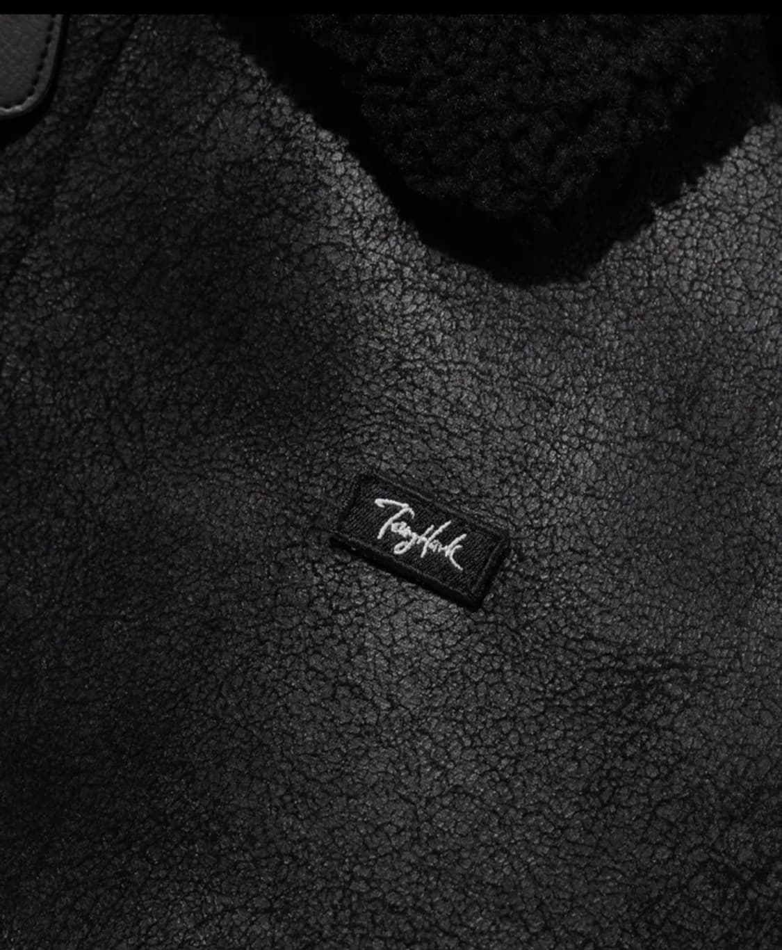 토니호크 시어링 무스탕자켓 블랙 상품이미지7