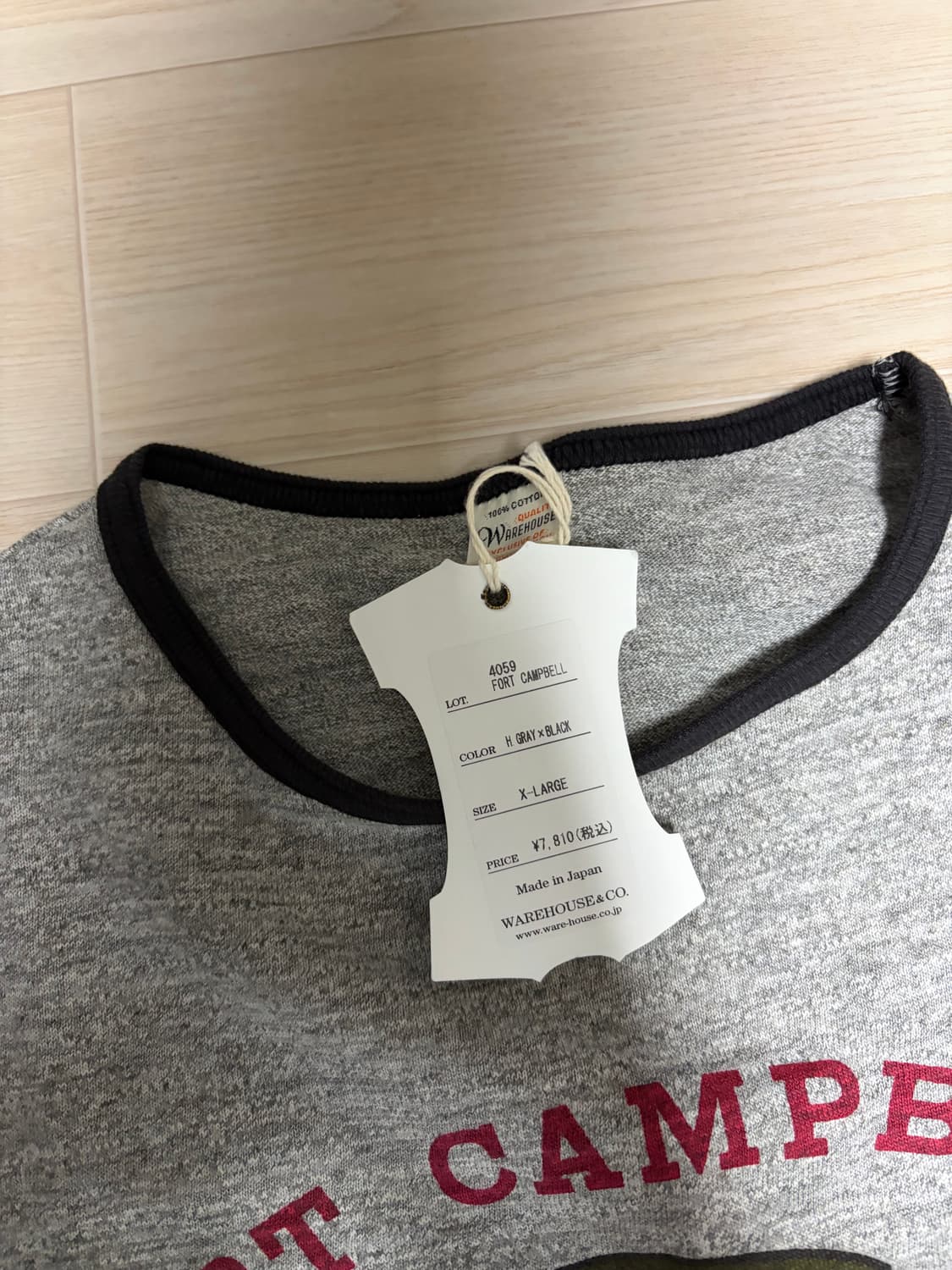 웨어하우스 4059반팔티 XL 새상품 상품이미지2