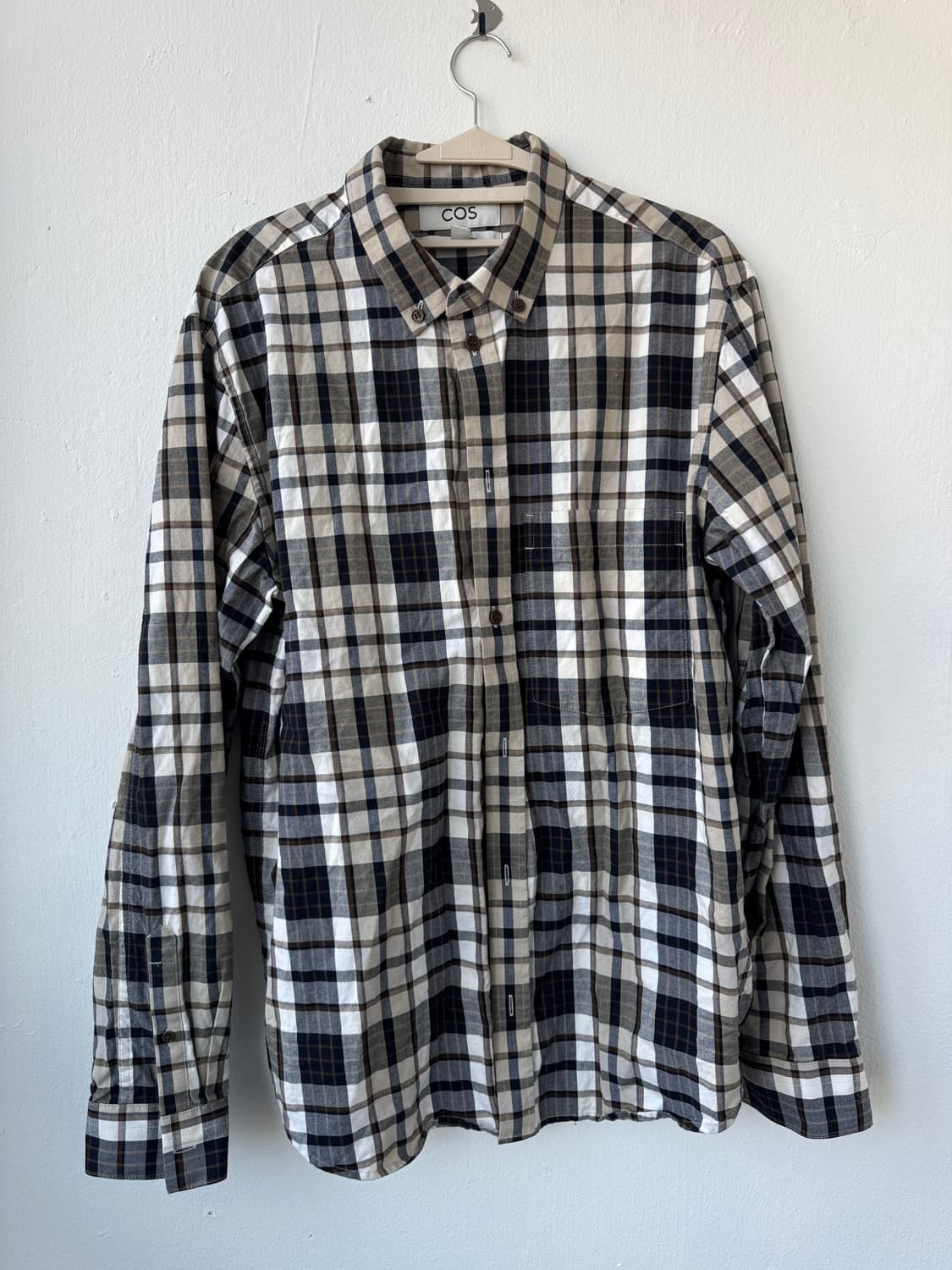 코스 체크 셔츠 상품이미지1