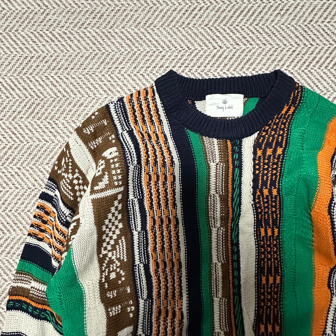 URBAN RESEARCH cable knit sweater 상품이미지3