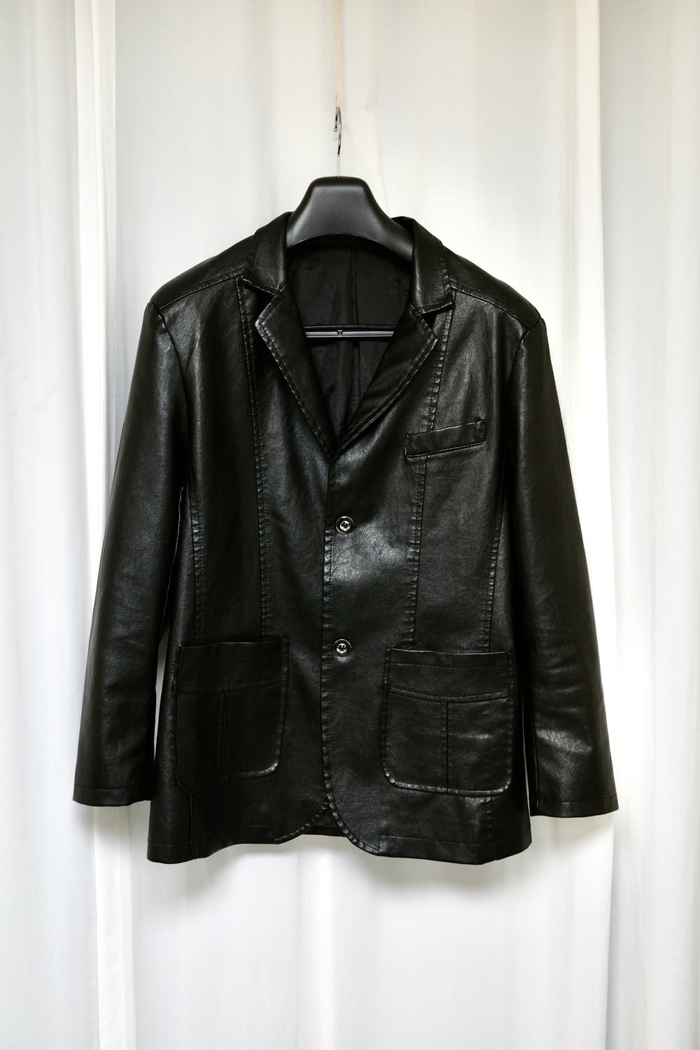 가죽(리얼레더) 테일러드 블레이저 자켓 XL 상품이미지1