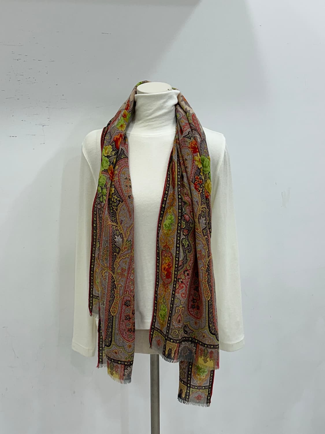 에트로 울 실크 숄 상품이미지3