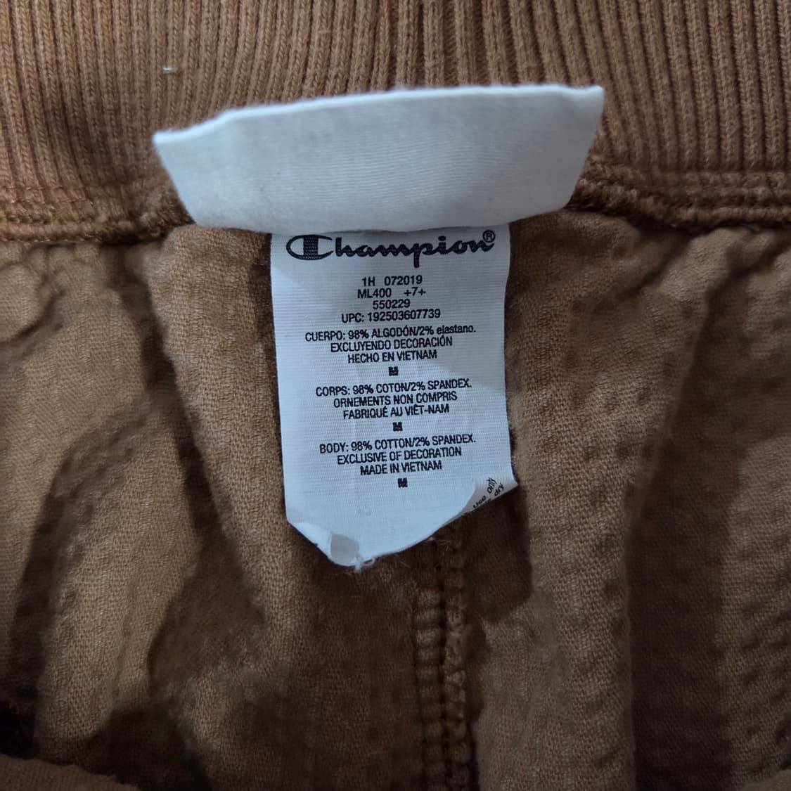 챔피온 블루택 리버스위브 코듀로이 조거팬츠 M 상품이미지5