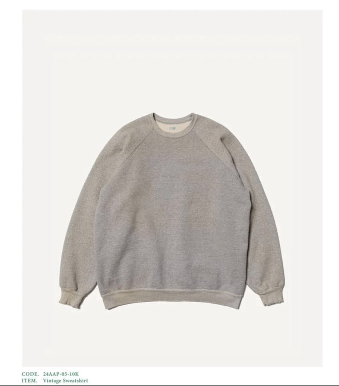 [구매] 아프레쎄 24aw 스웻 구매(4사이즈) 상품이미지1
