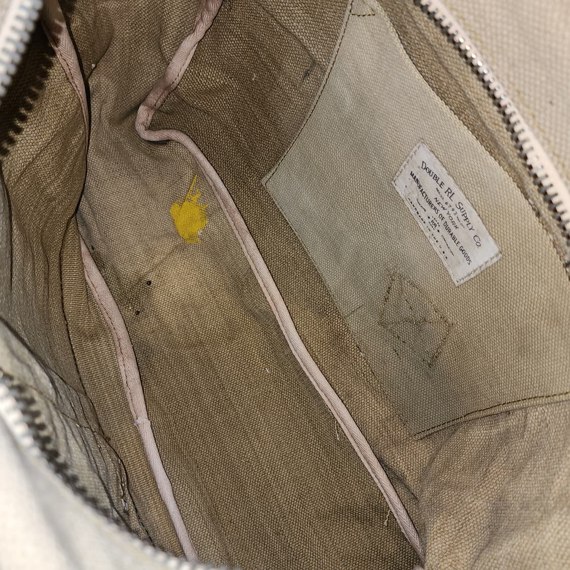 더블알엘 메신져백 햄프 캔버스 밀리터리 브리프케이스 usa 메이드 상품이미지5