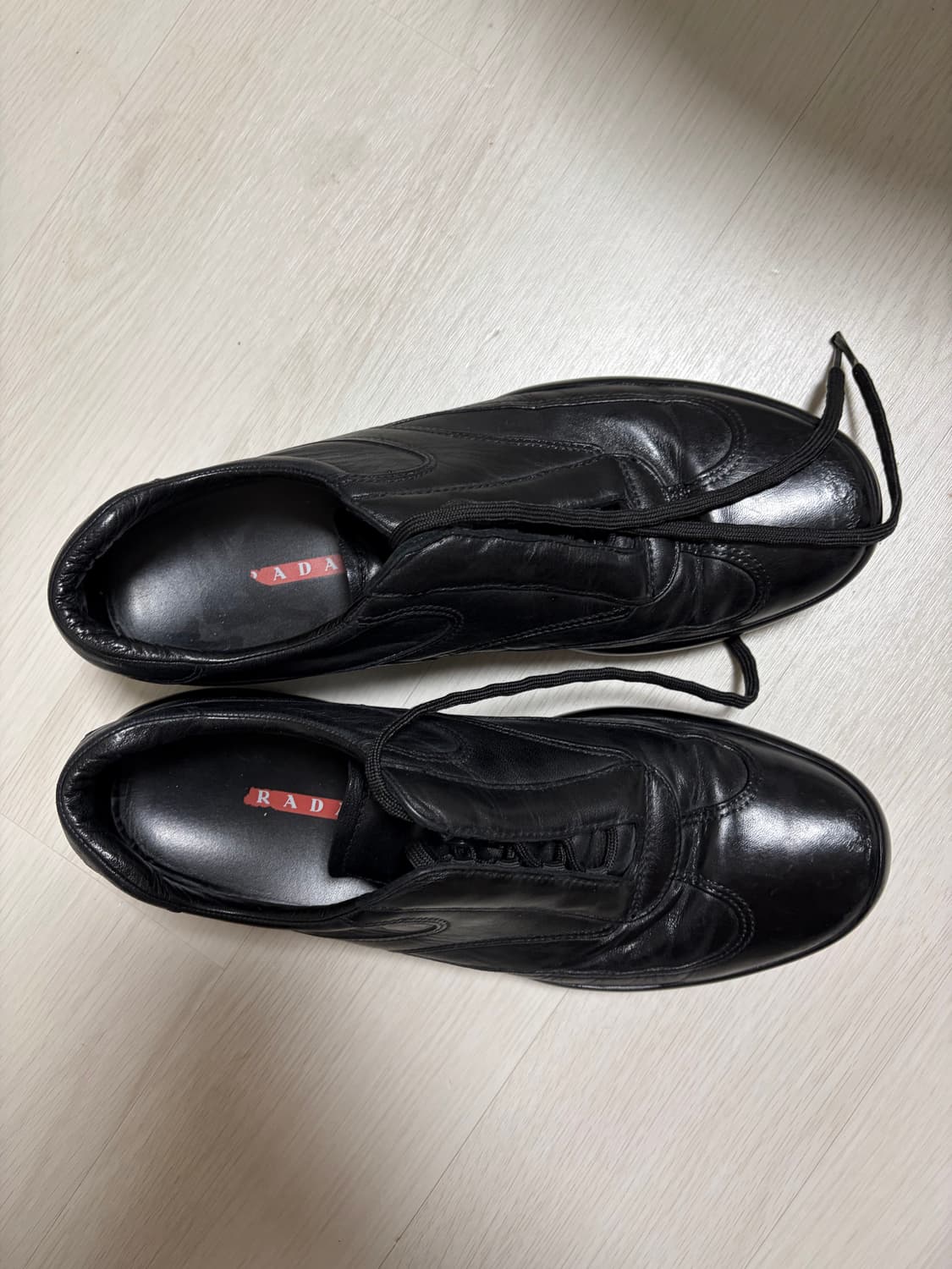 프라다 빈티지 스포츠 레더  아메리칸 컵 스니커즈 상품이미지2