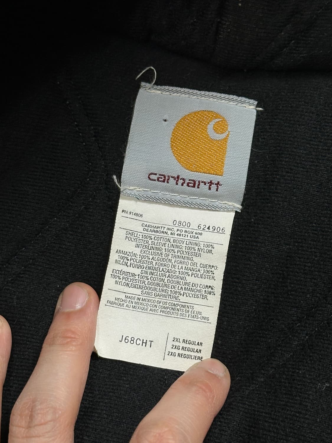 00's OG 칼하트 J68 액티브 칼하트 CHT J130 상품이미지10