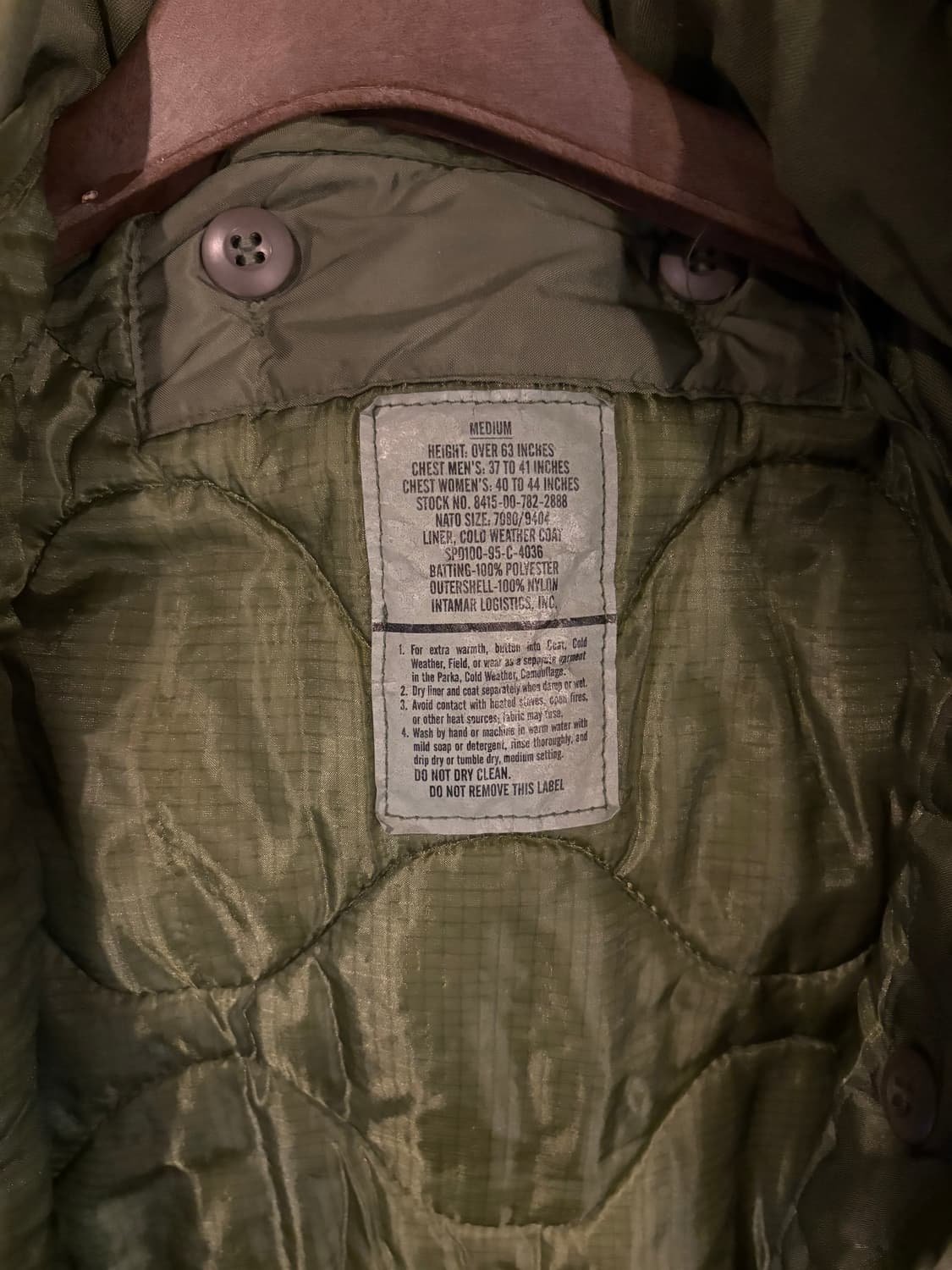 알파 인더스트리 70s 3세대  m65 필드자켓 미디움 롱 상품이미지5