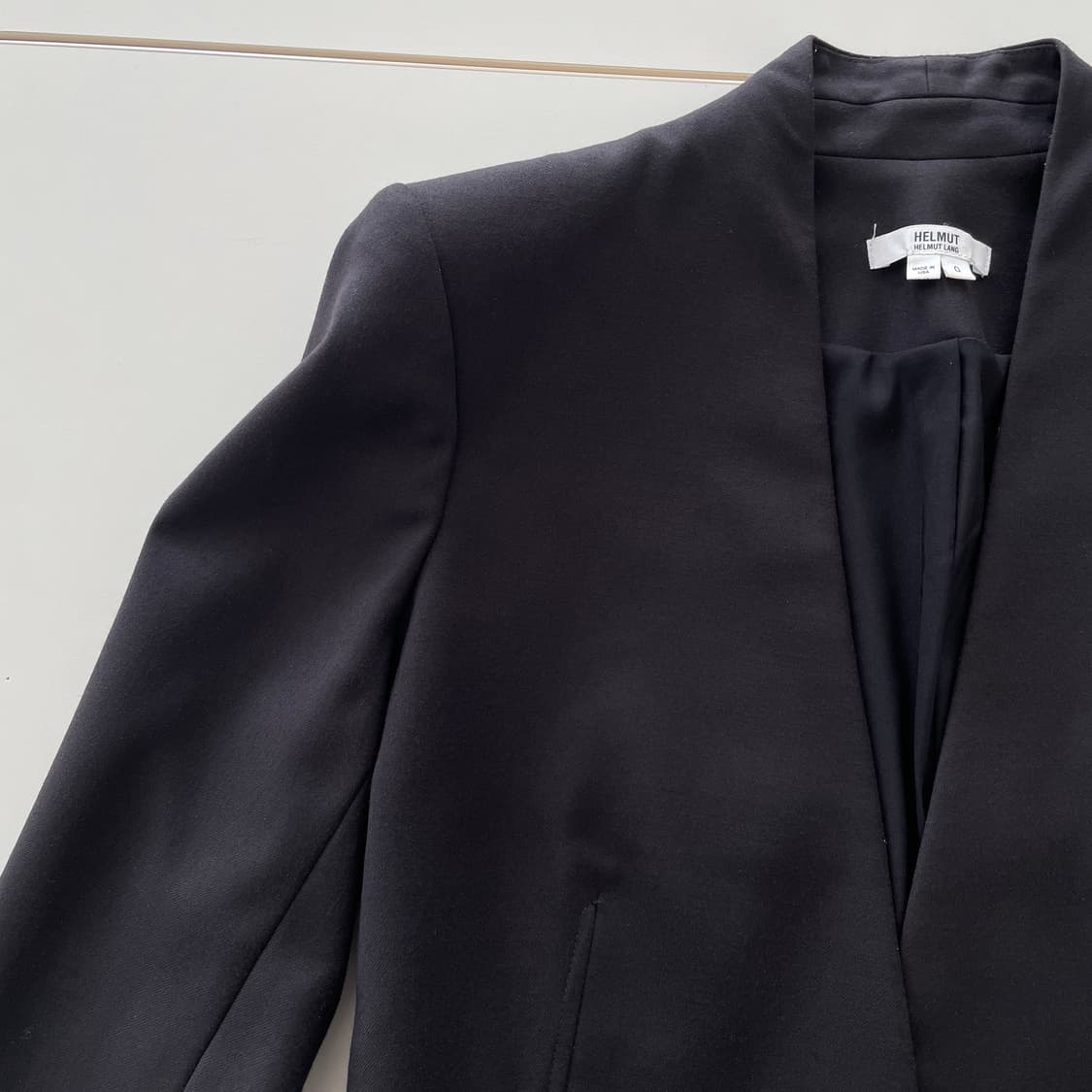 핼무트 랭 논카라 블랙 블레이저 상품이미지4
