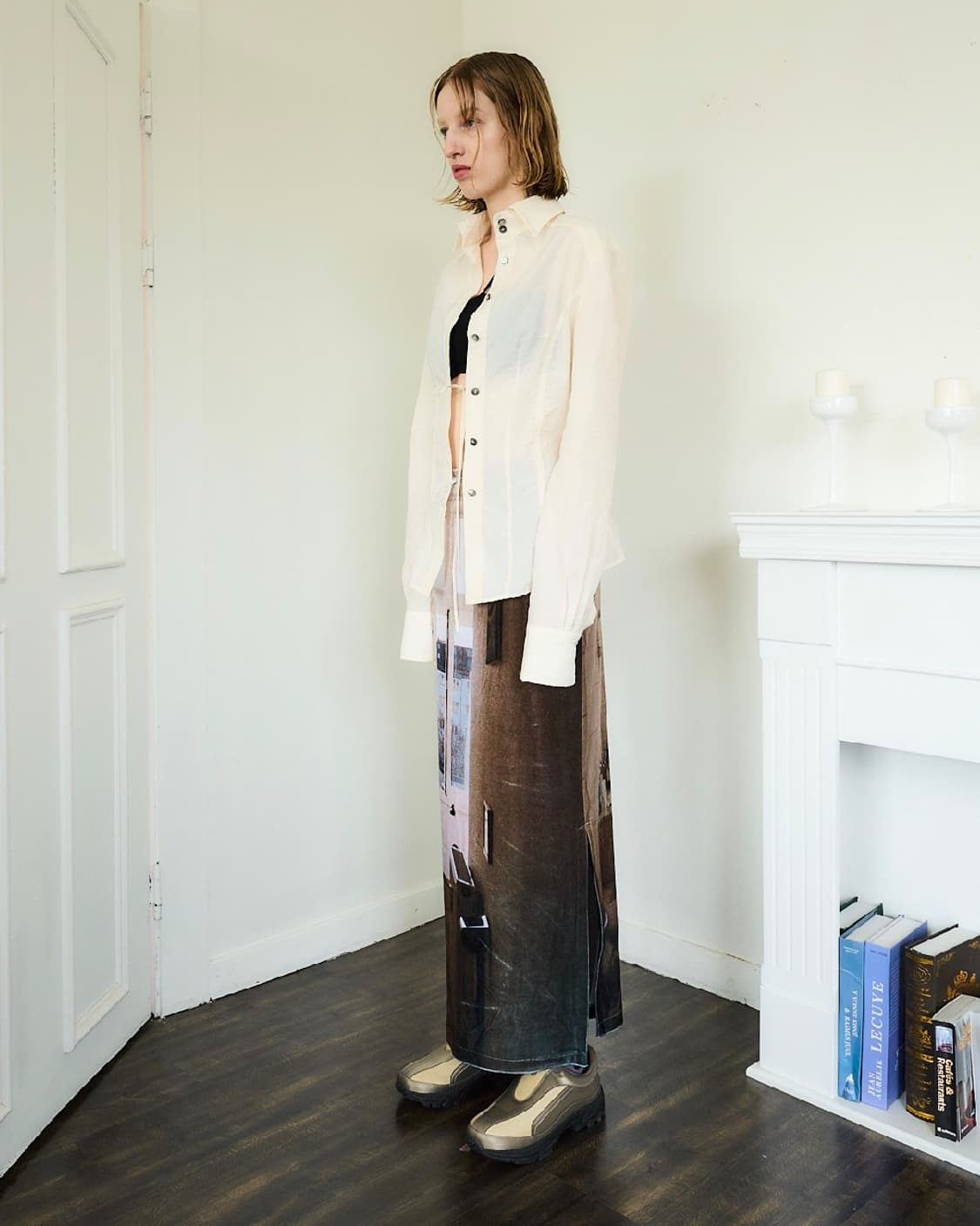 씬 SEEN 나일론 스티치 셔츠 상품이미지2