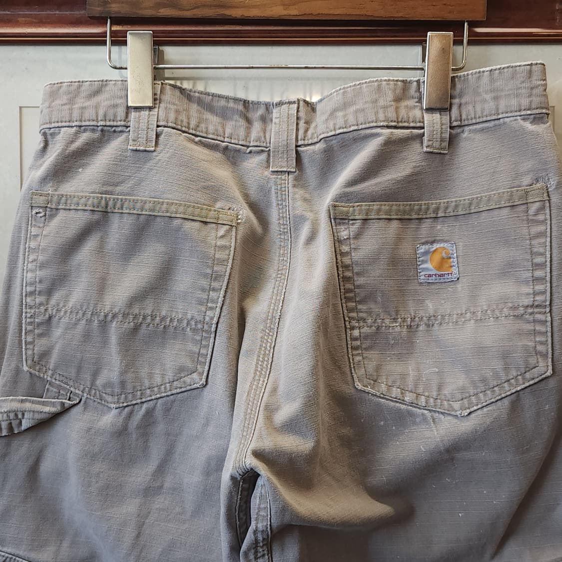칼하트 워크팬츠 립스탑 카고 팬츠 34x32 상품이미지9
