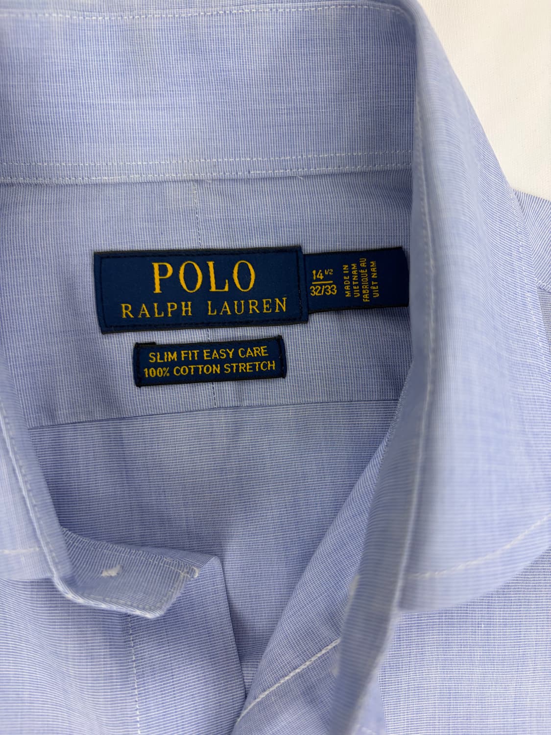 [M]  폴로 랄프로렌 슬림핏 하늘색 셔츠 상품이미지2