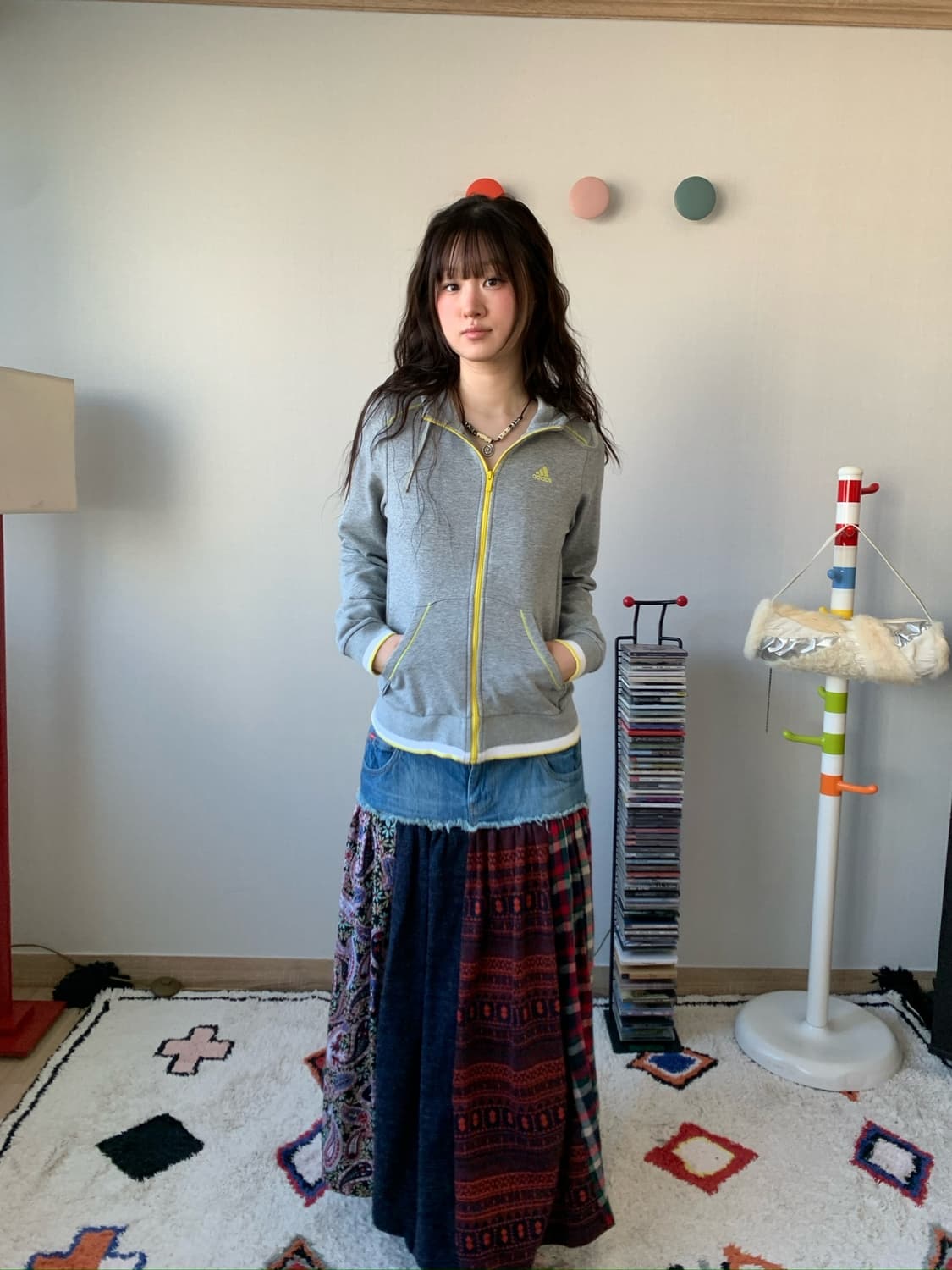 adidas silver pearl hoodie .. 상품이미지2