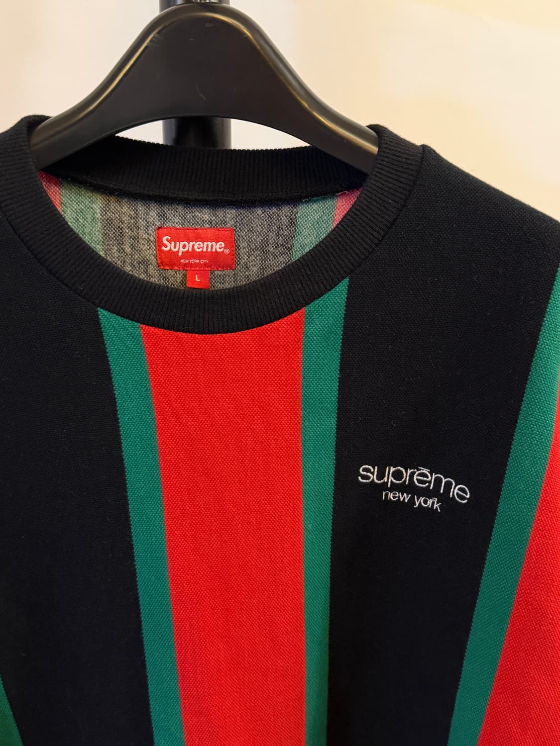 슈프림 버티컬 크루넥 상품이미지3