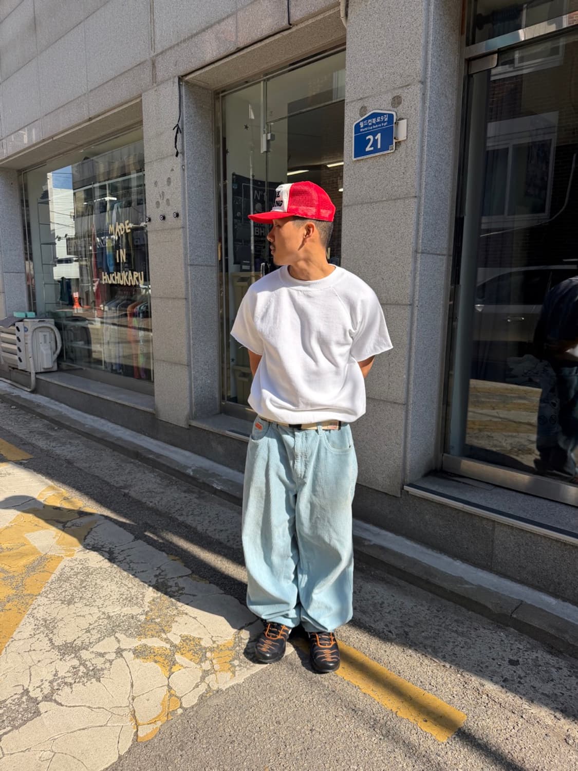 Hanes cutting sweatshirts 상품이미지6