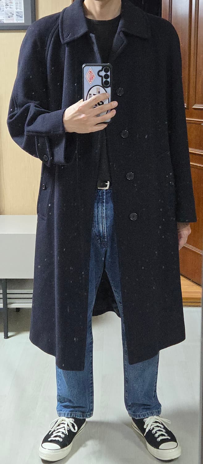(착샷) 버버리 래글런 코트 캐시미어 100 상품이미지8
