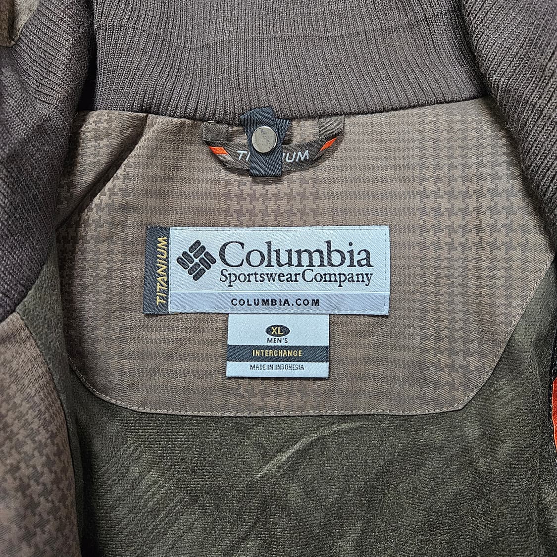 컬럼비아 티타늄 브라운 체크 스키파카 스노보드 자켓 XL 105-110 상품이미지7