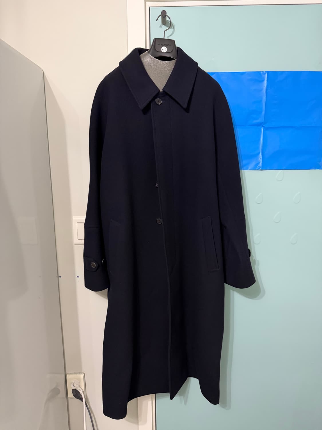 [52] 마마가리 수티앵 발마칸 코트 다크네이비 상품이미지2