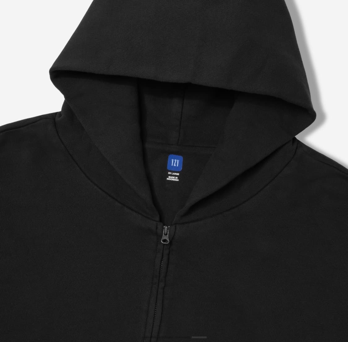 이지 YZY 후드 집업 블랙 상품이미지2