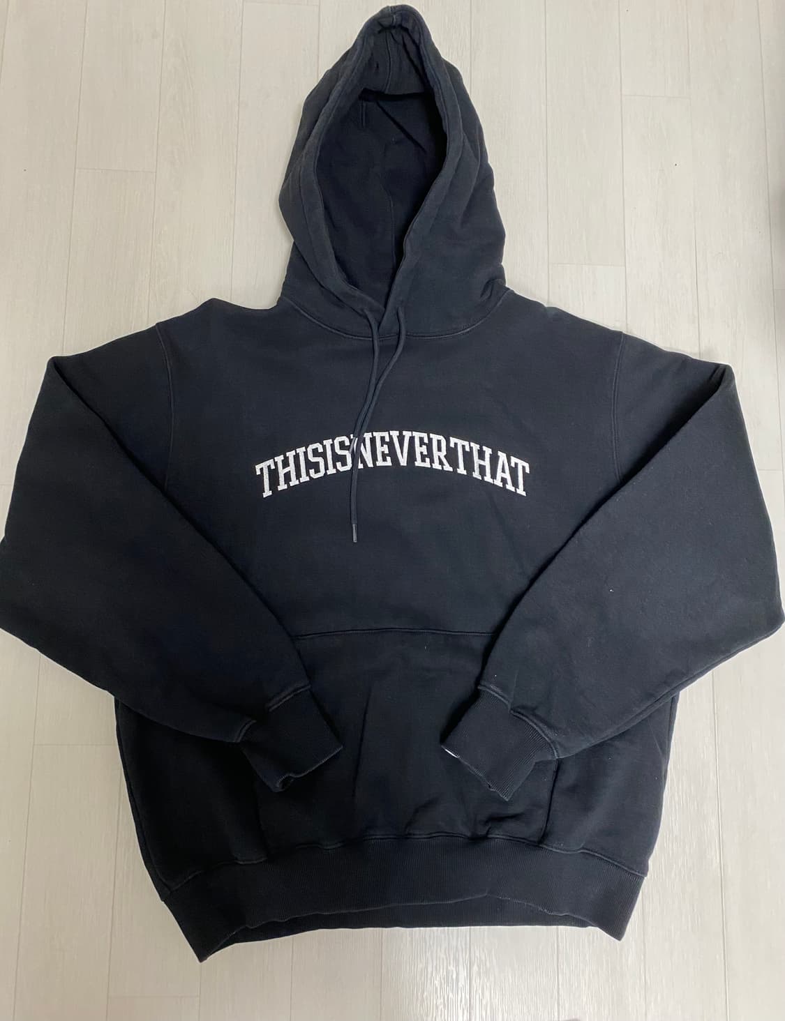 디스이즈네버댓 빅로고 후드(size L) 상품이미지1