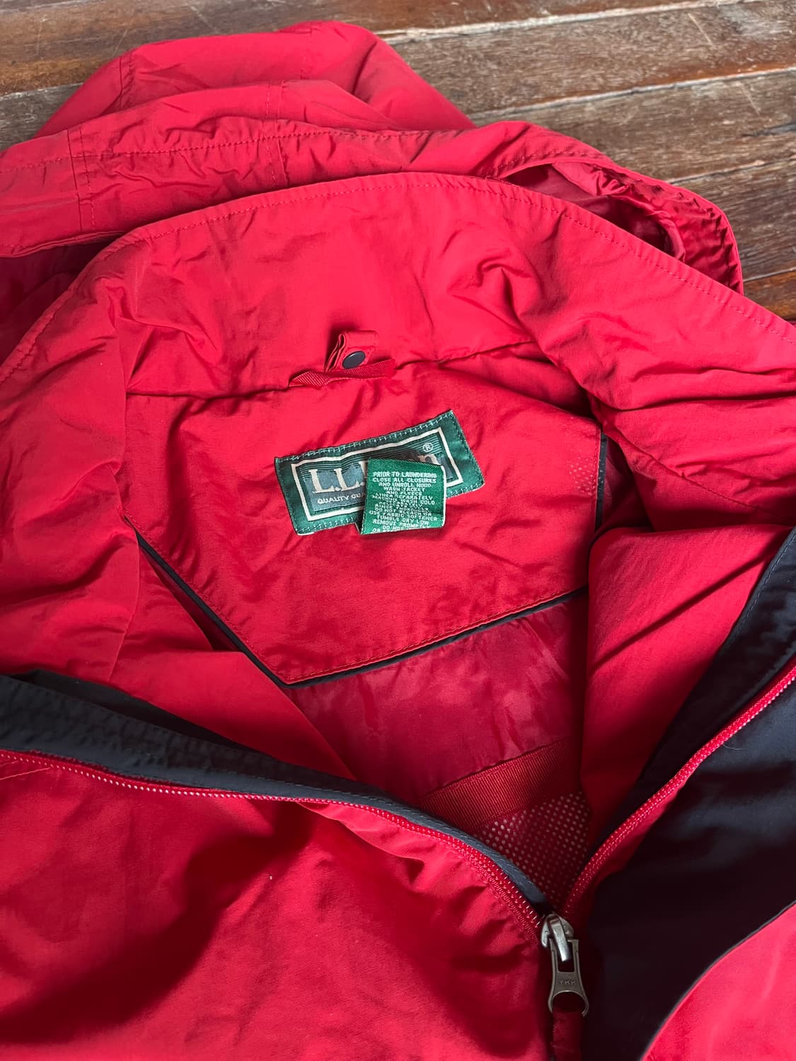 엘엘빈 레드 바람막이 상품이미지3