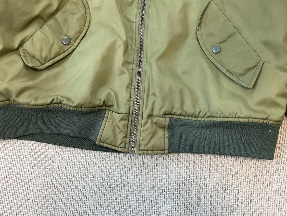 빈티지 썬 페이딩 아미 플라이트 자켓 상품이미지2