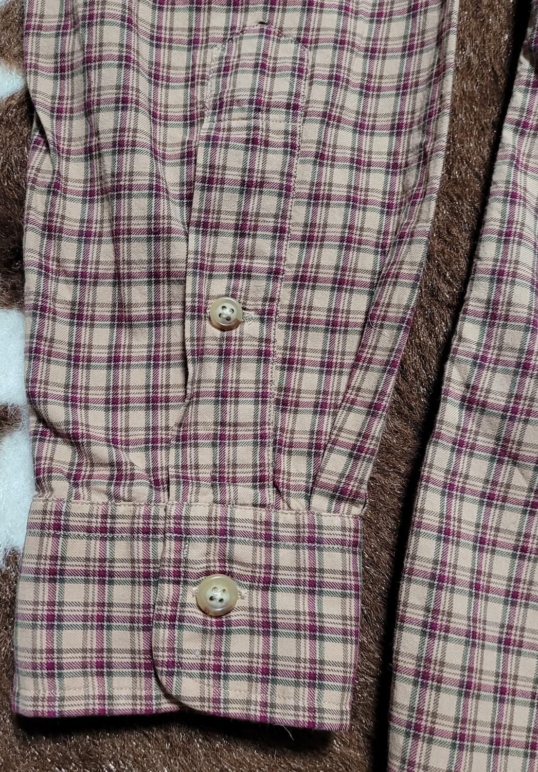 폴로 랄프로렌 여성 잔 체크 남방(XS) 상품이미지5