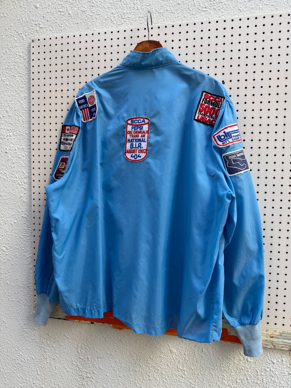1980s USA RACING SATIN 80s 레이싱 사틴 나일론자켓 상품이미지8