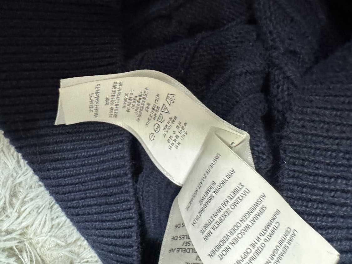 qr인증) 폴로랄프로렌 반집업니트  XS사이즈 상품이미지5