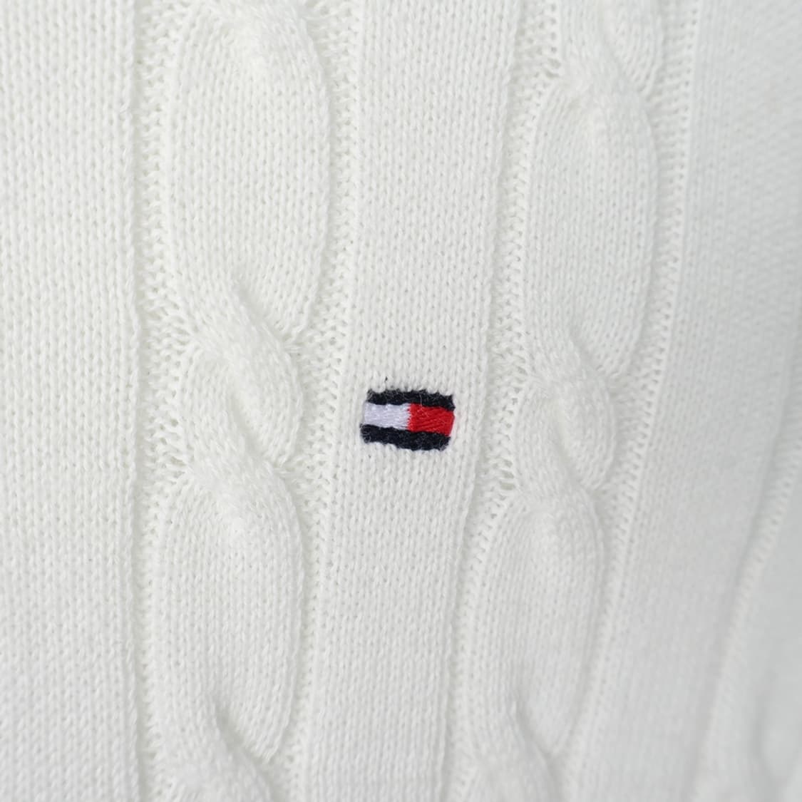 44/타미 코튼 케이블 니트티  상품이미지4