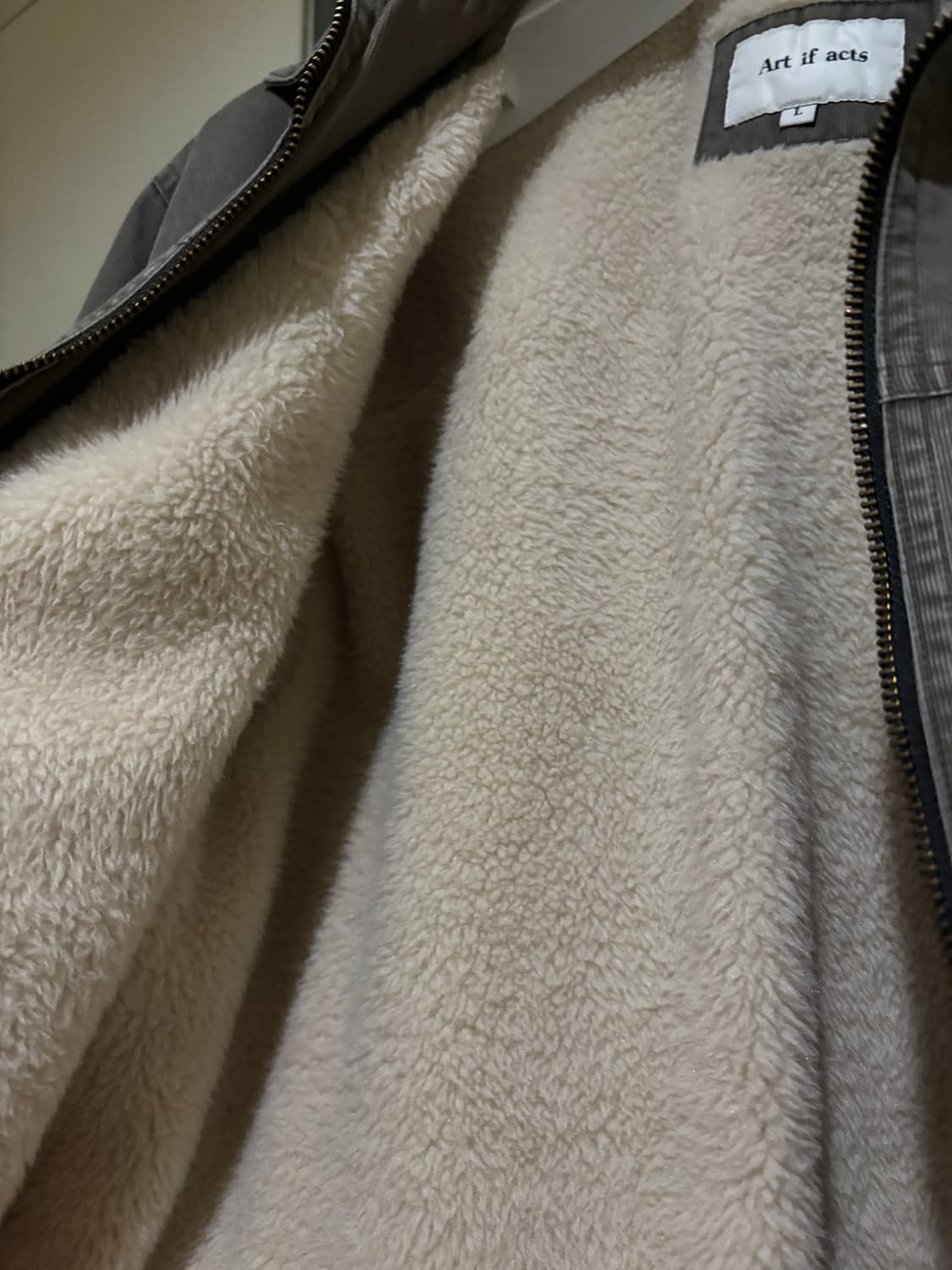 아트이프액츠 쉐르파 봄버 자켓 L 상품이미지7