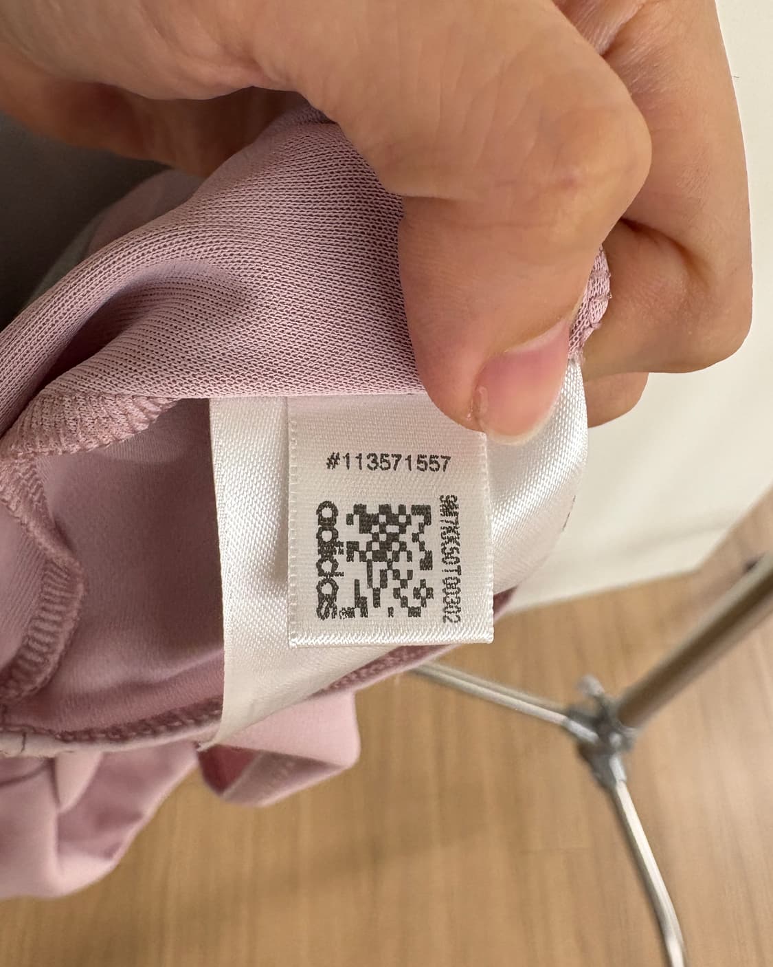 아디다스 X 스텔라 매카트니 그레이 핑크 하프 폴로 셔츠 상품이미지9