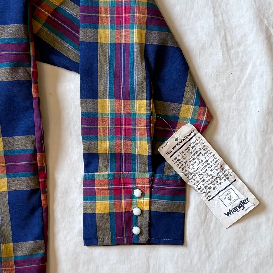 [2X] 데드스탁 80s USA Wrangler BIG MAN 웨스턴 상품이미지5