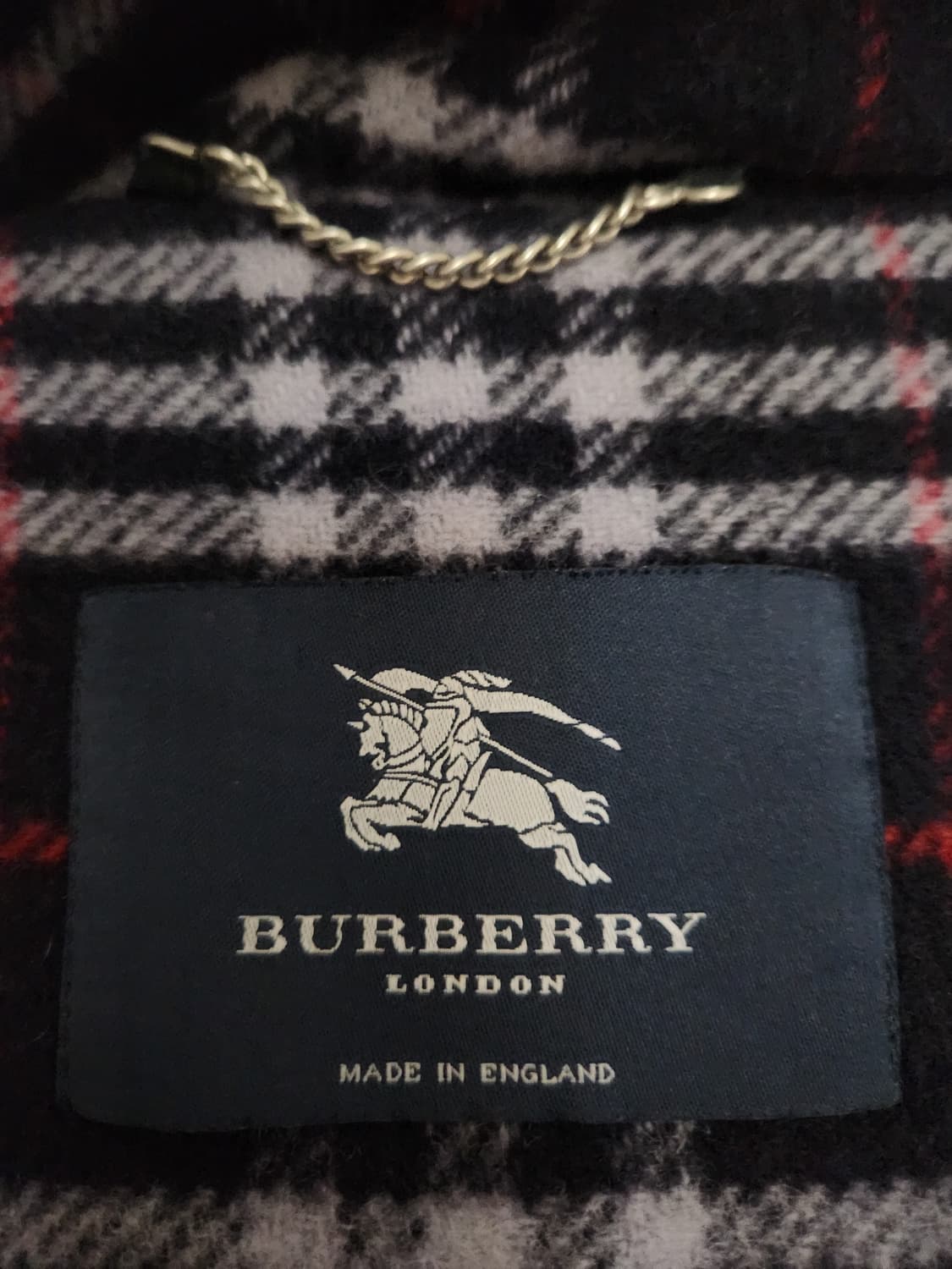 버버리런던 더플코트 울100 잉글랜드 네이비 상품이미지3