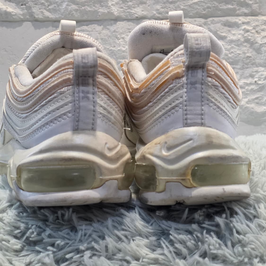 8q-26:나이키 에어맥스 97 화이트 (23.5cm) 상품이미지3