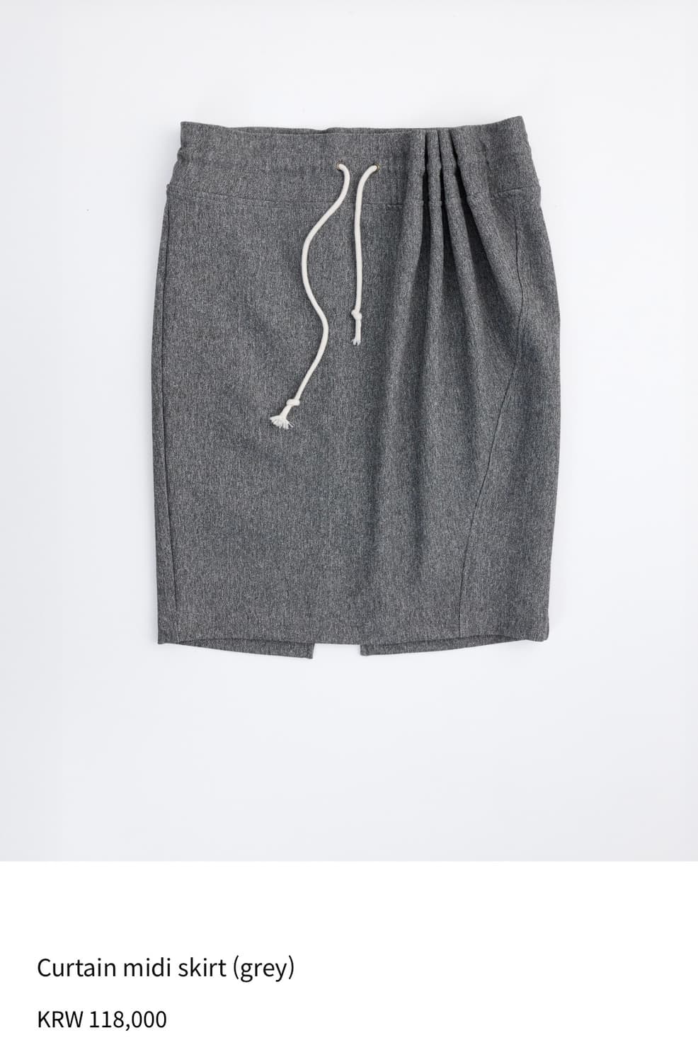 울리카상투스 Curtain midi skirt 상품이미지1