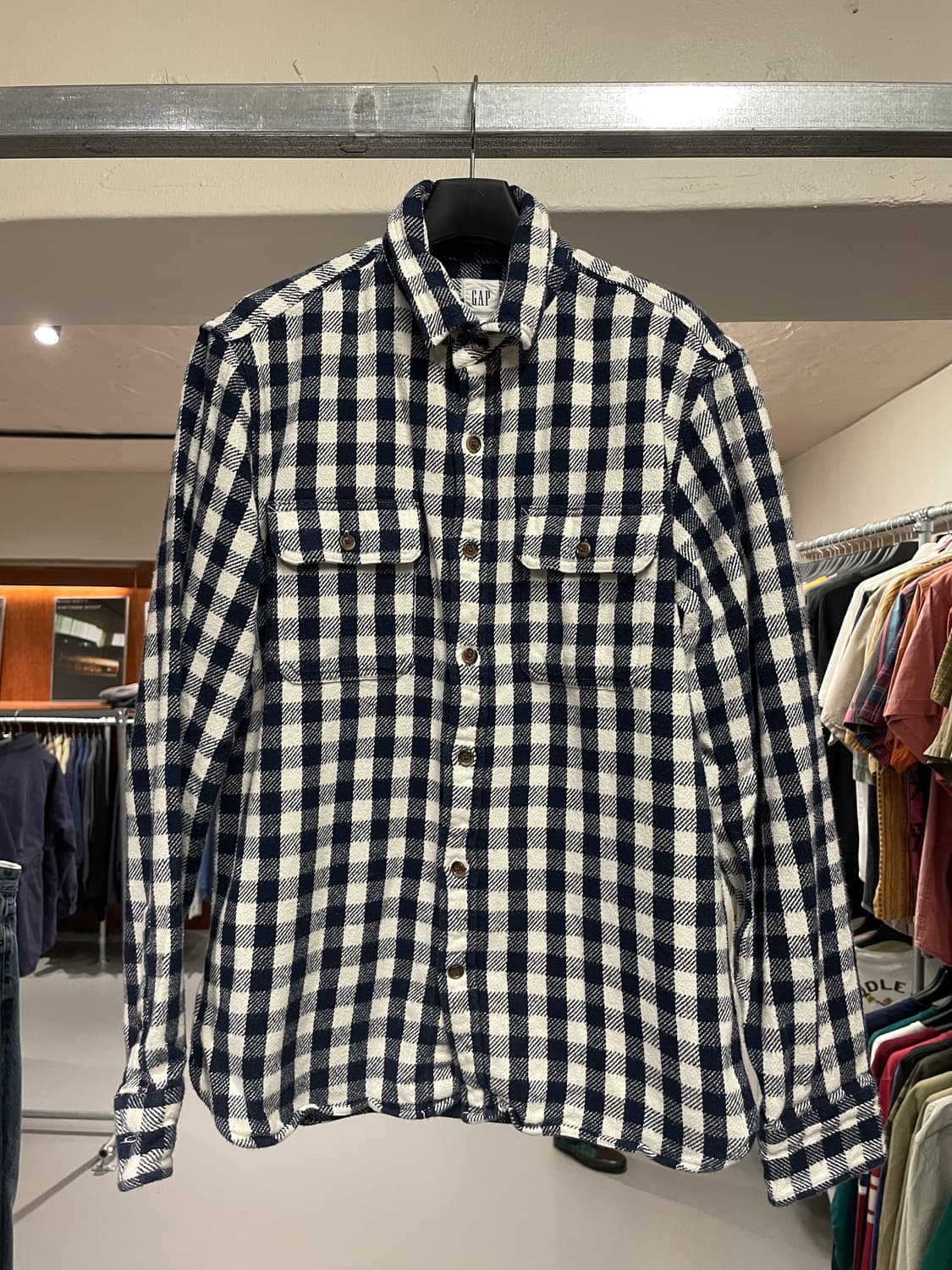 GAP 체크 플란넬 셔츠   상품이미지6