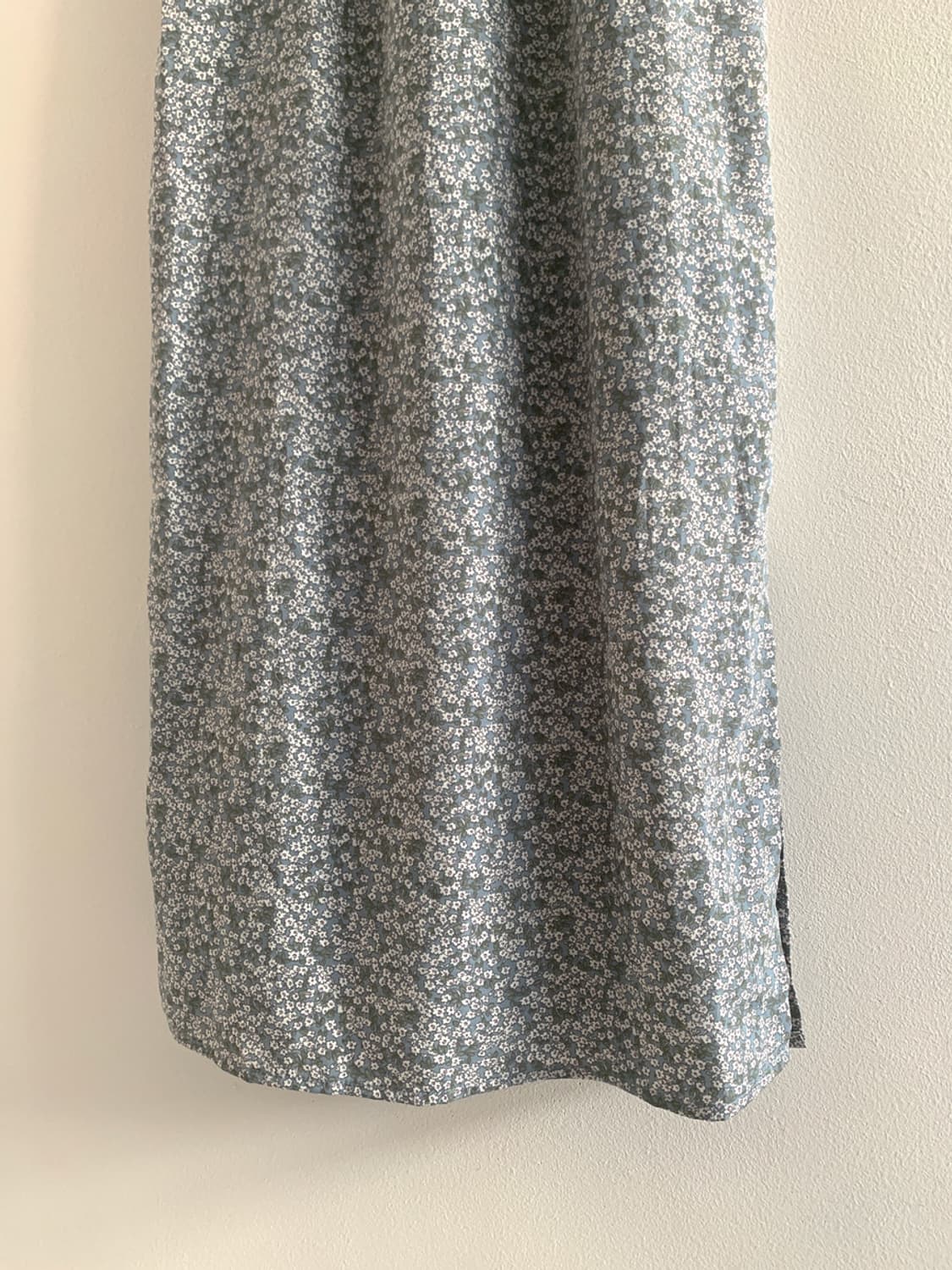 Flower Unbalance Pearl Button Dress 상품이미지3