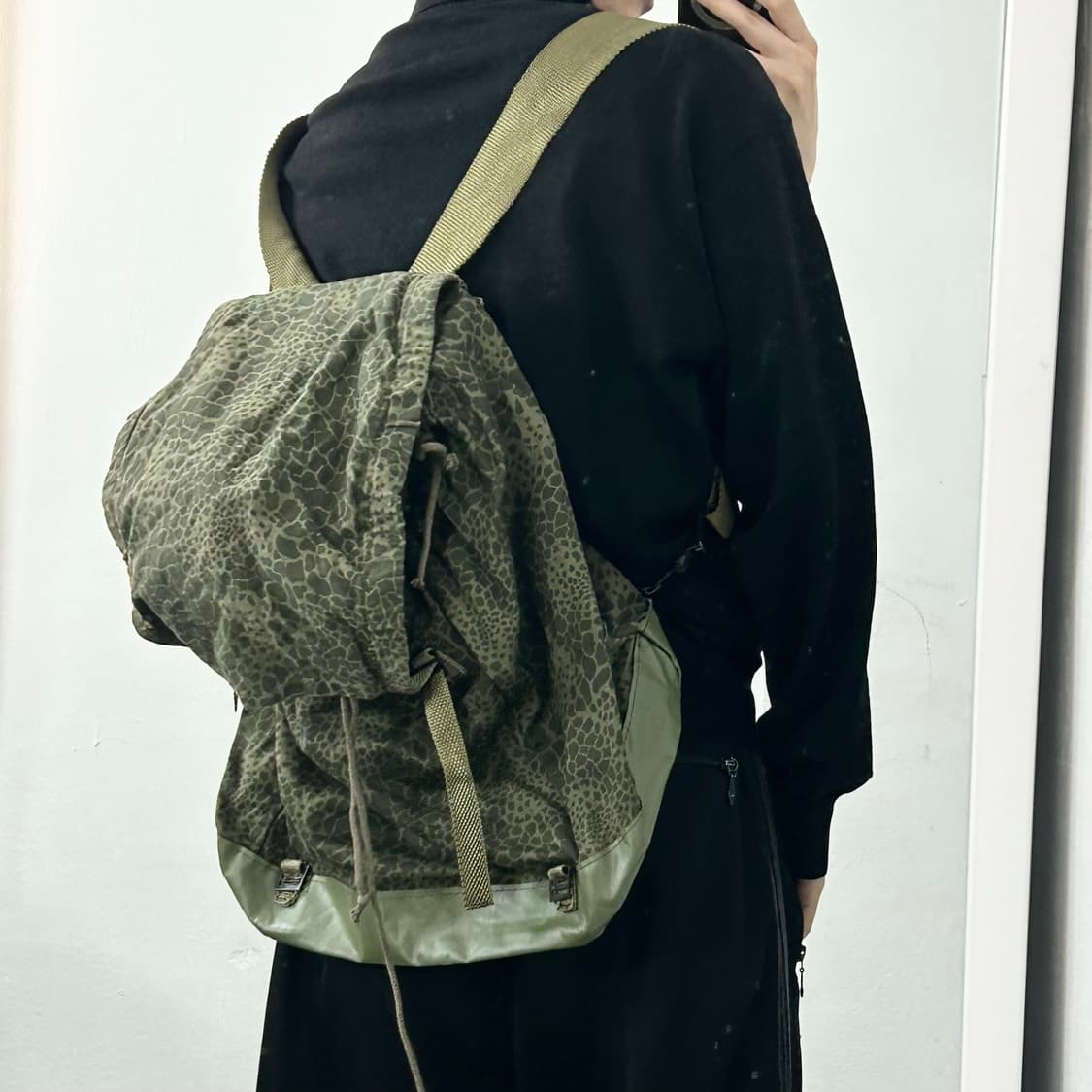 90s 폴란드군 카모 백팩 상품이미지3