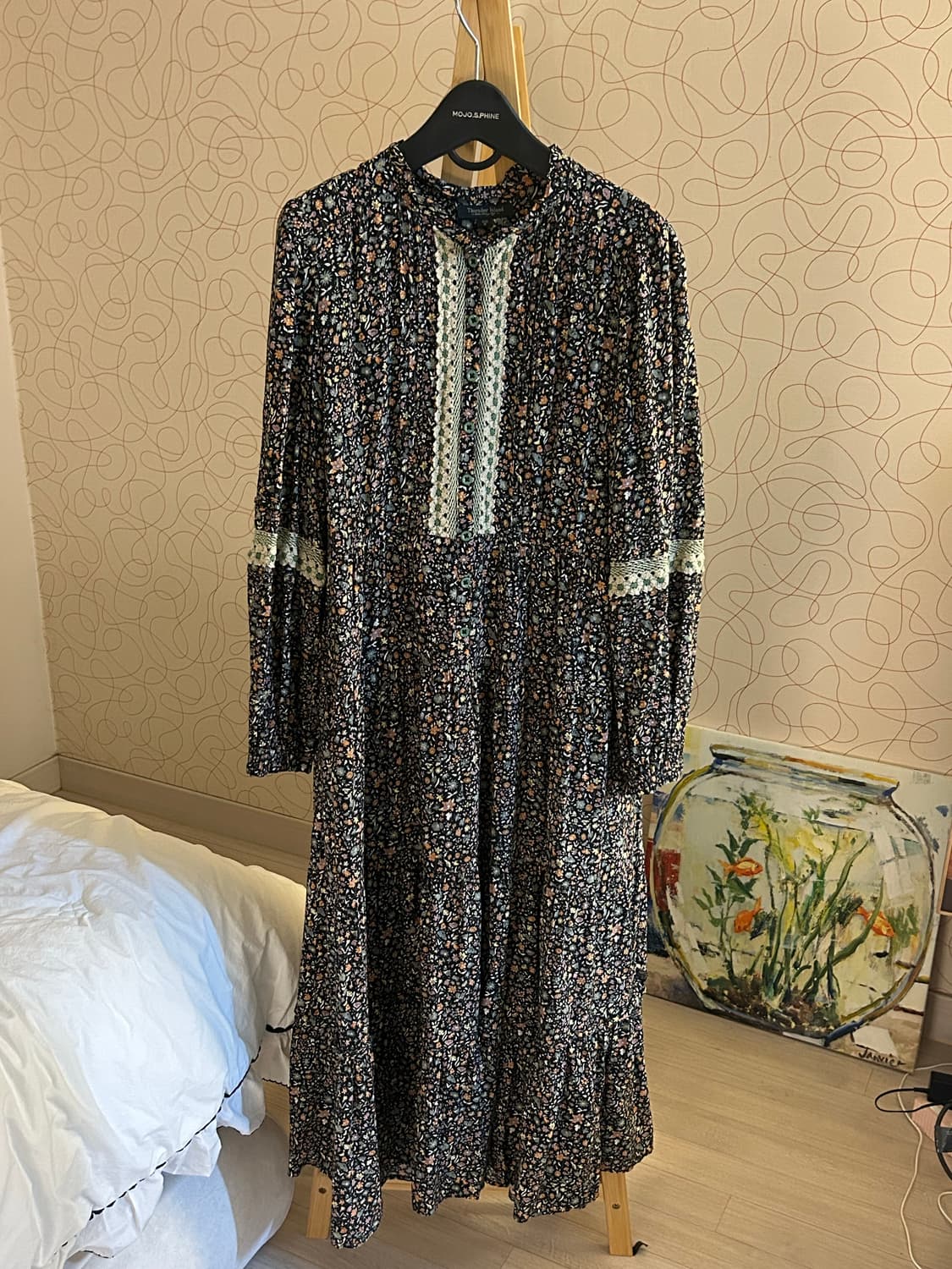 써스데이아일랜드(ThursdayIsland) /플라워패턴 롱원피스(M) 상품이미지1