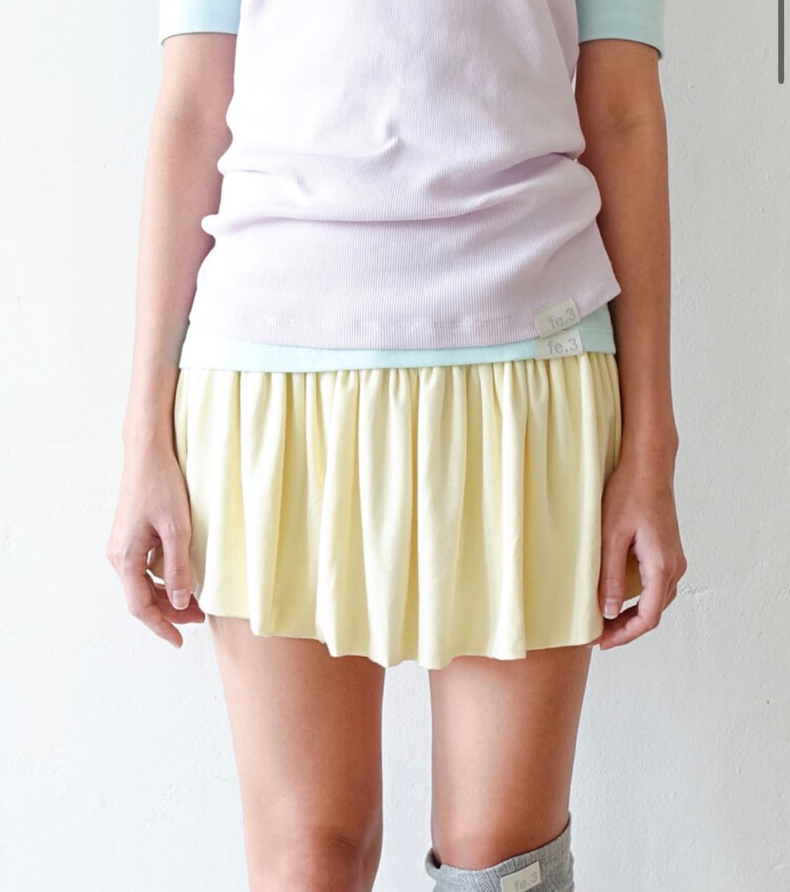 샵페어리  yuzu skirt (lemon) 상품이미지1