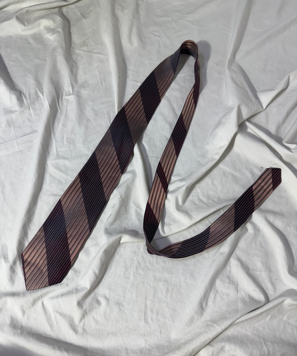 요지야마모토 패턴 실크 넥타이 상품이미지2